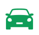 transparent block with green car icon
