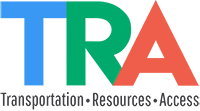 TRA logo blue green red png